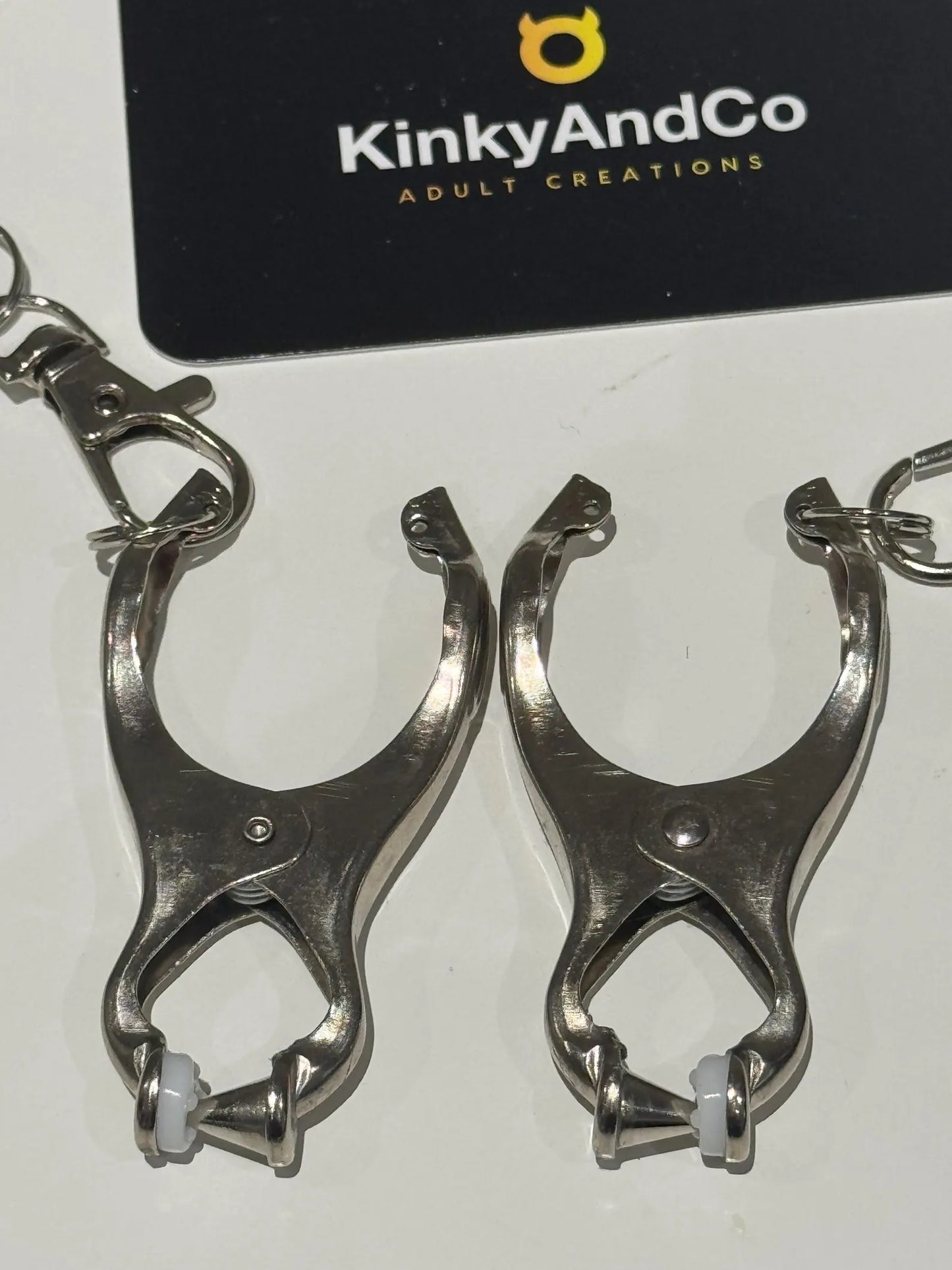 Single Spiked Nipple Clamps: Extra Wide Opening