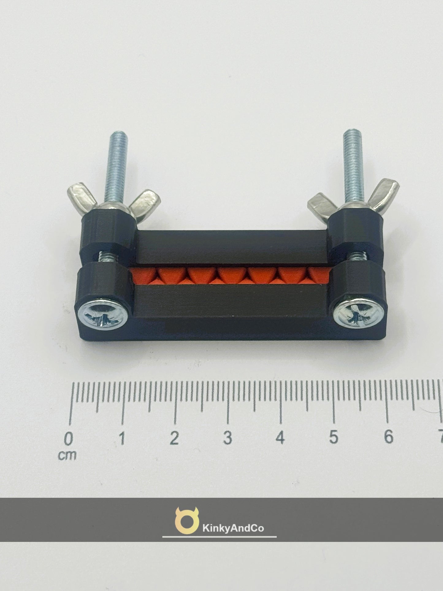 Spiked Nipple Press - Red & Black (pair)