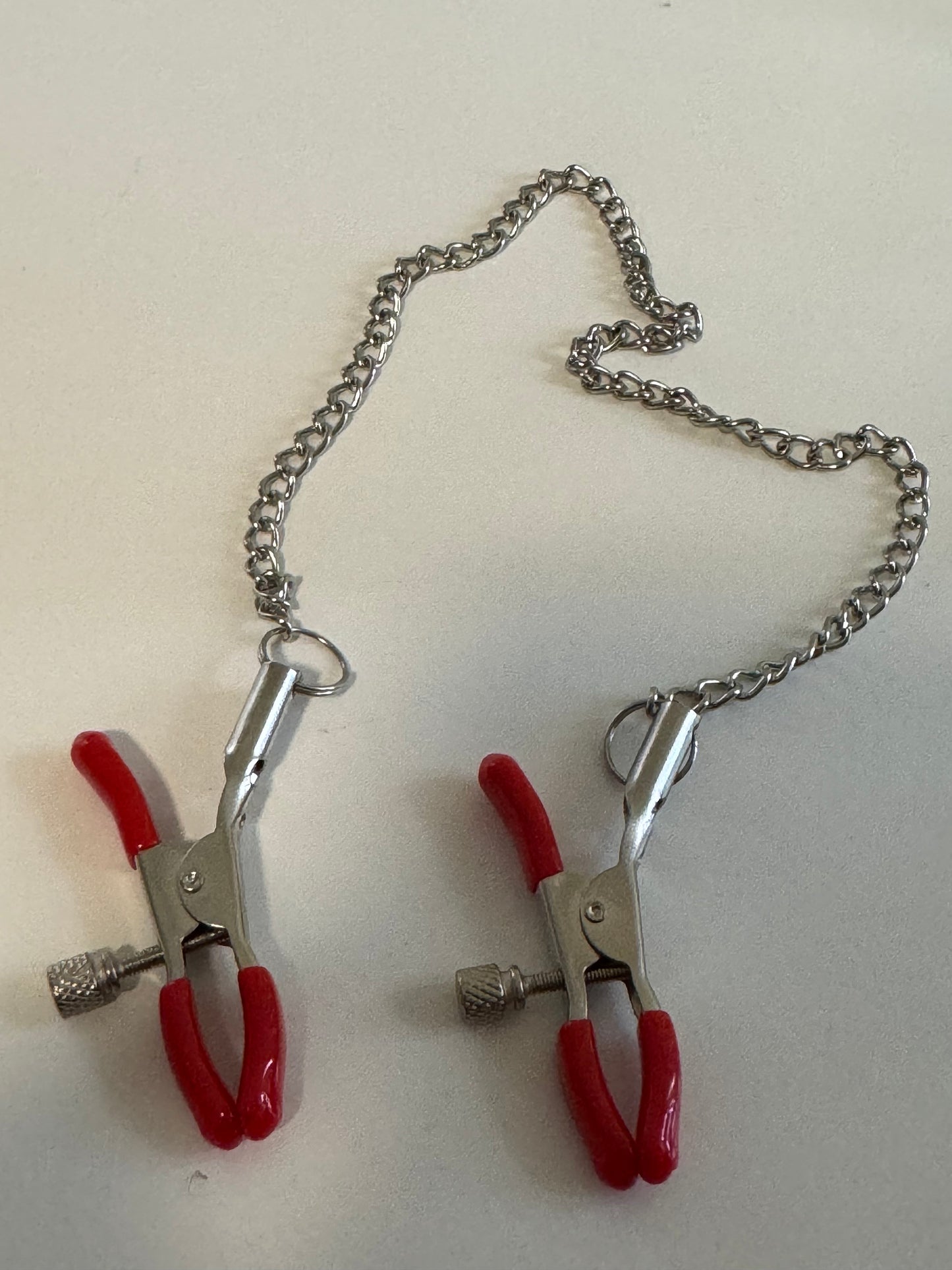 Red Adjustable Nipple Clamps