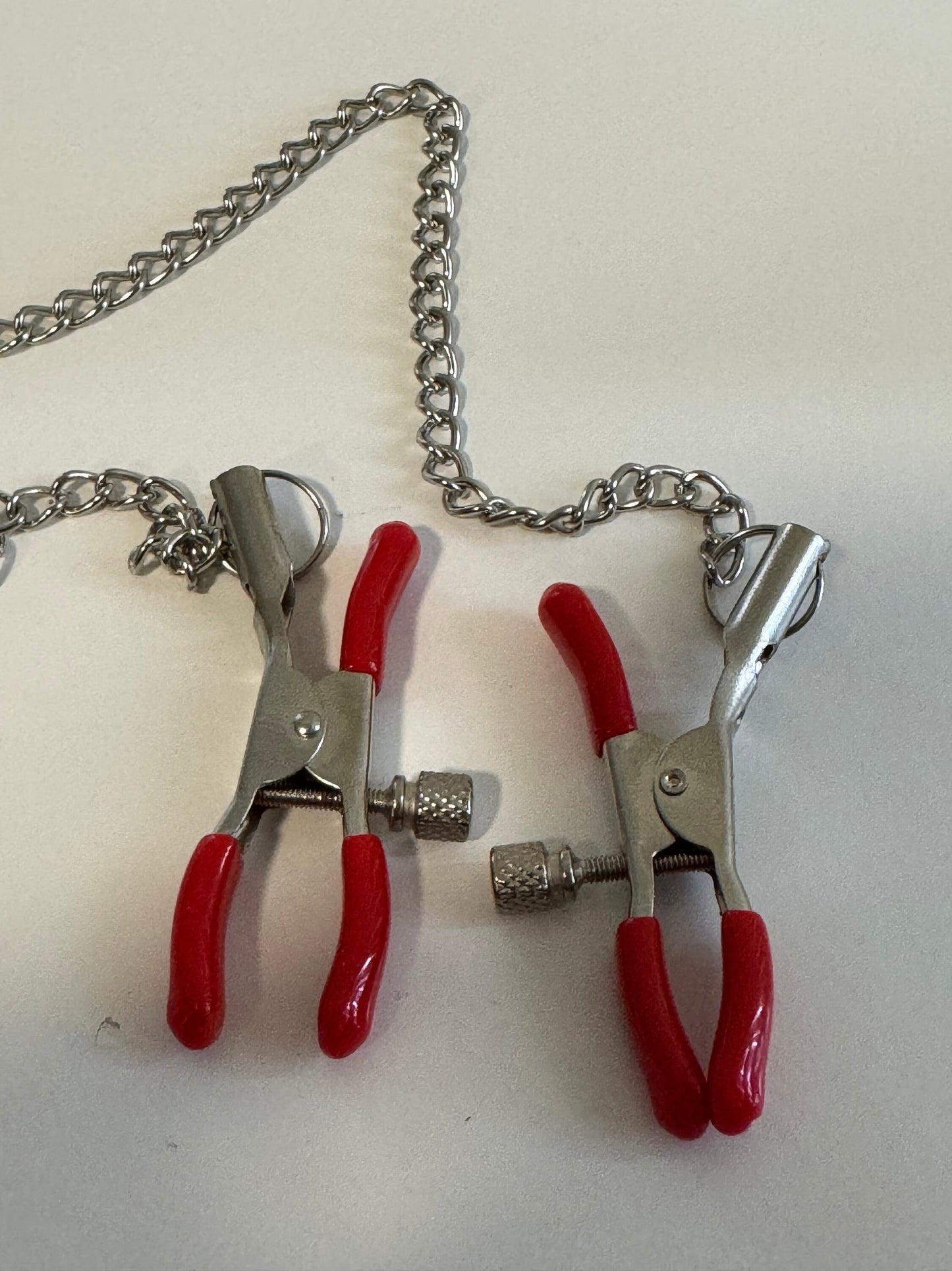 Red Adjustable Nipple Clamps