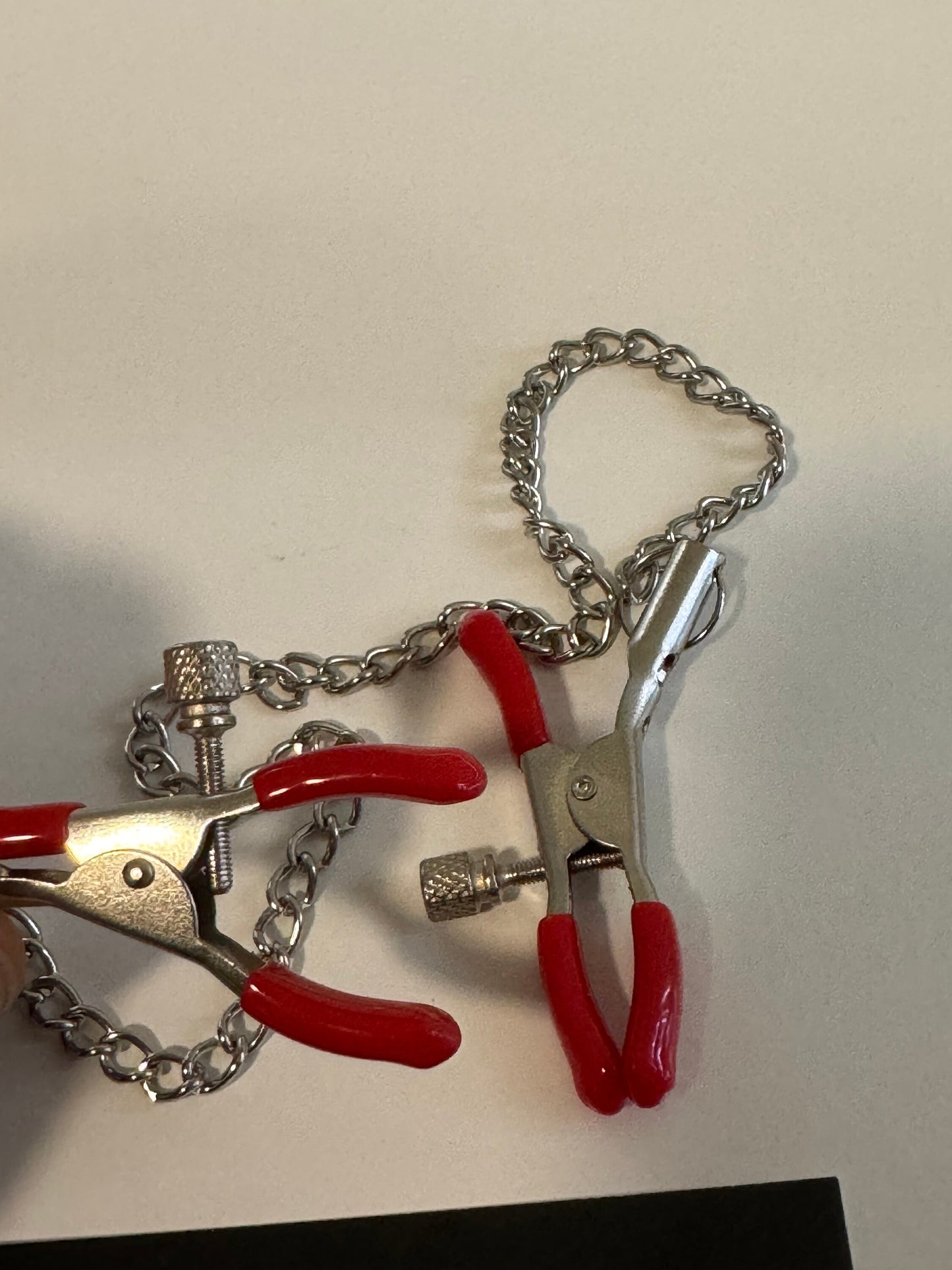 Red Adjustable Nipple Clamps