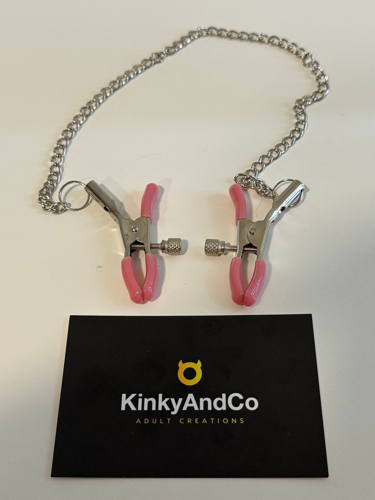 Pink Adjustable Nipple Clamps